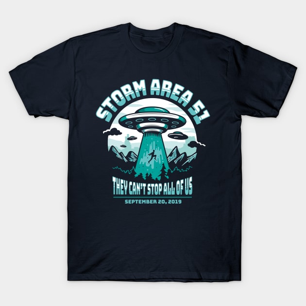 Storm Area 51 T-Shirt by Olipop